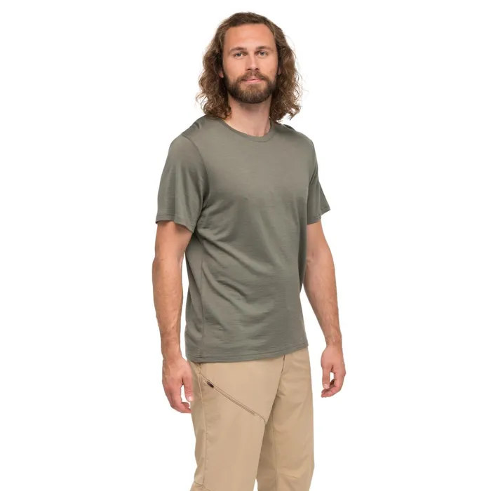 Bergans Of Norway TShirts Whenever Merino Tee Green Mud 8211 Men