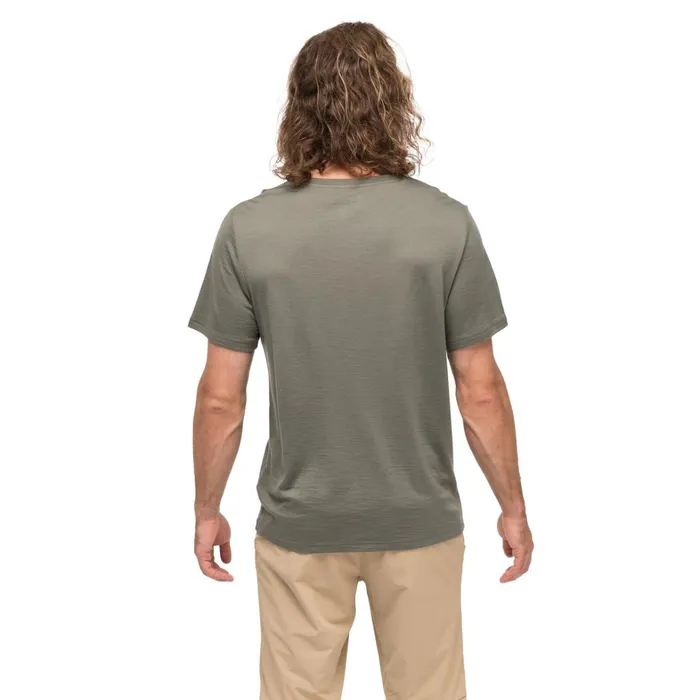 Bergans Of Norway TShirts Whenever Merino Tee Green Mud 8211 Men
