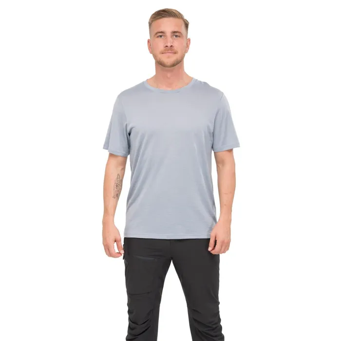 Bergans Of Norway TShirts Whenever Merino Tee Husky Blue 8211 Men