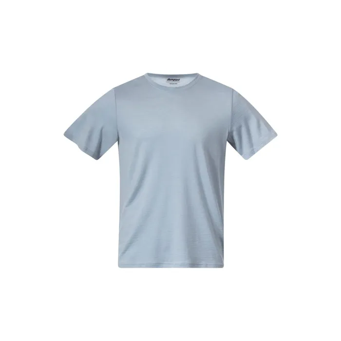 Bergans Of Norway TShirts Whenever Merino Tee Husky Blue 8211 Men