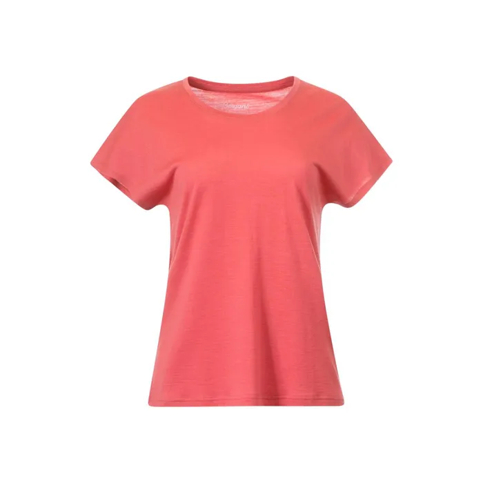 Bergans Of Norway TShirts Whenever Merino Tee Rusty Dust 8211 Women