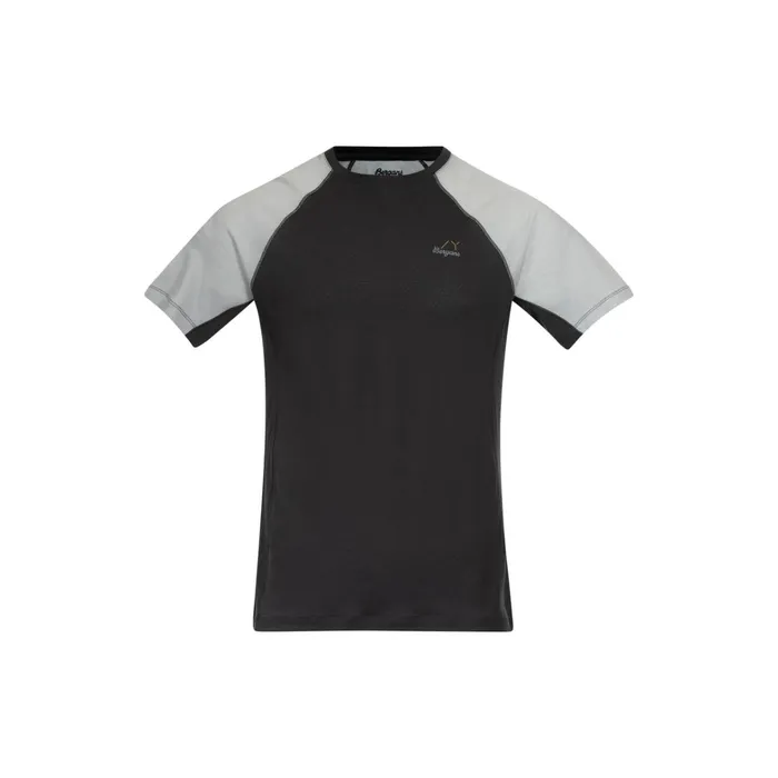 Bergans Of Norway TShirts Y Lightline Merino Tee Dark Shadow Grey Pearl Grey 8211 Men