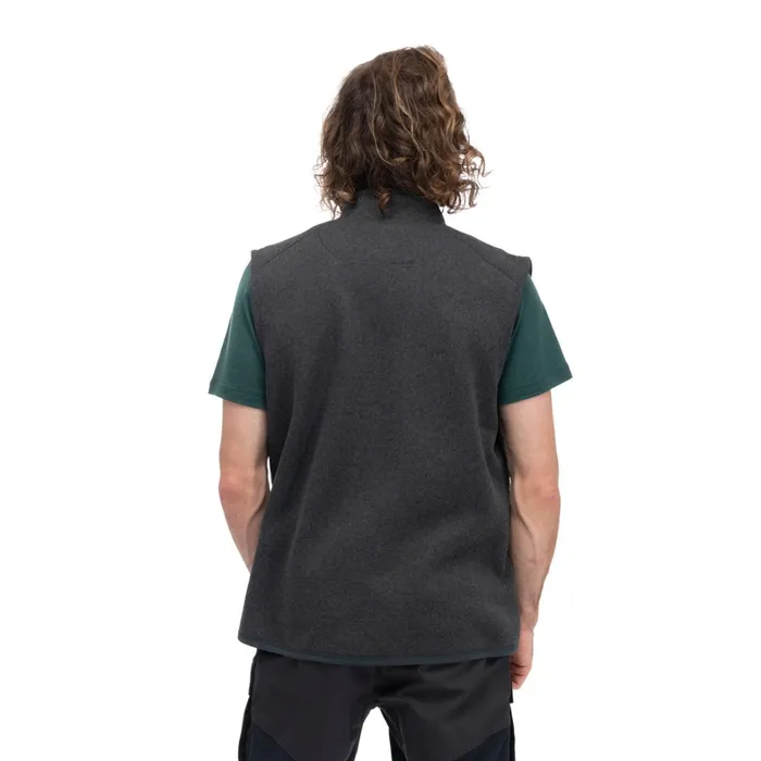 Bergans Of Norway Vests Kamphaug Knitted Vest Dark Shadow Grey 8211 Men