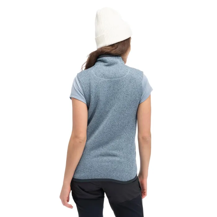 Bergans Of Norway Vests Kamphaug Knitted Vest Husky Blue 8211 Women