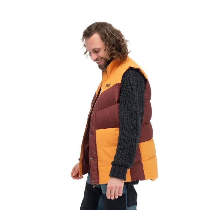 Bergans Of Norway Vests Nordmarka Outdoor Down Vest Amarone Red Golden Field 8211 Men