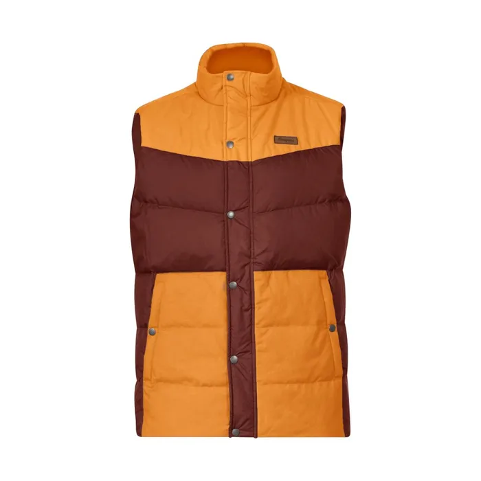 Bergans Of Norway Vests Nordmarka Outdoor Down Vest Amarone Red Golden Field 8211 Men