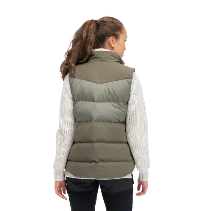 Bergans Of Norway Vests Nordmarka Outdoor Down Vest Green Mud 8211 Women