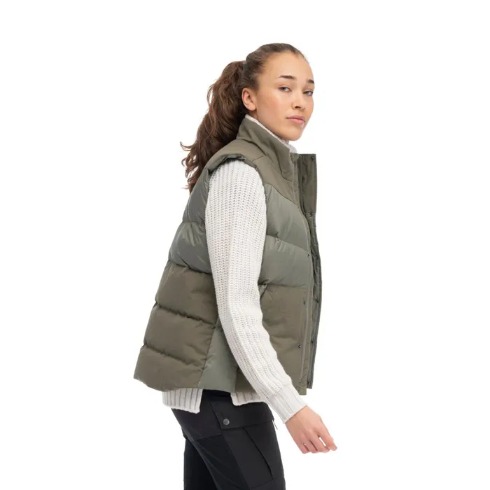 Bergans Of Norway Vests Nordmarka Outdoor Down Vest Green Mud 8211 Women