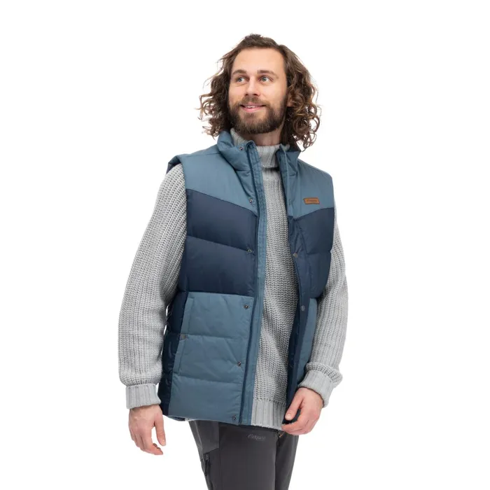 Bergans Of Norway Vests Nordmarka Outdoor Down Vest Navy Blue Orion Blue 8211 Men