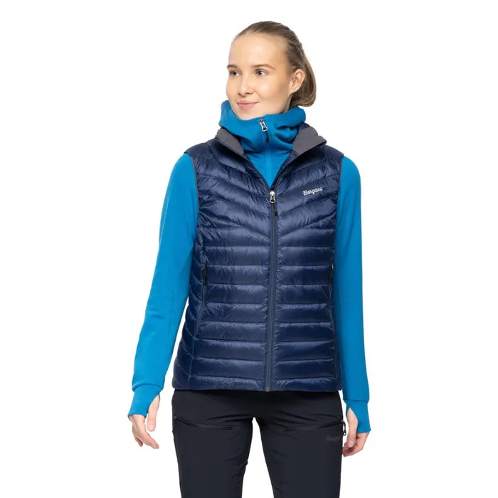 Bergans Of Norway Vests Rabot Light Down Vest Navy Blue 8211 Women