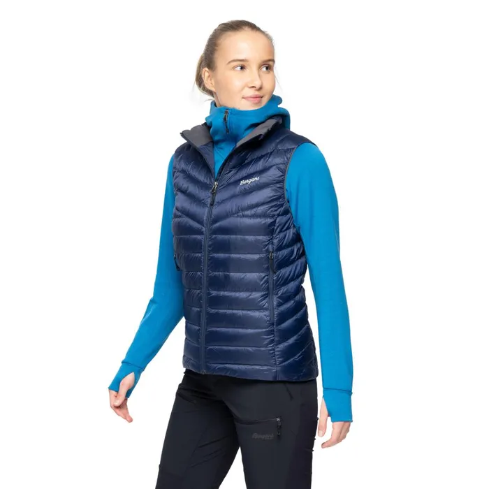 Bergans Of Norway Vests Rabot Light Down Vest Navy Blue 8211 Women