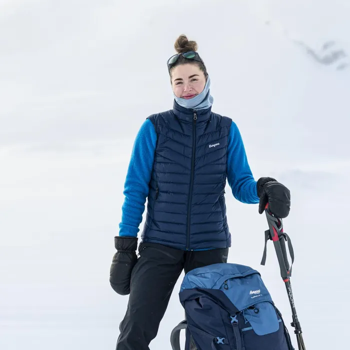 Bergans Of Norway Vests Rabot Light Down Vest Navy Blue 8211 Women