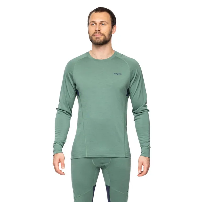 Bergans Of Norway Wool Longsleeved Shirts InnerPure Merino Long Sleeve Dark Jade Green Navy Blue 8211 Men Bergans Of Norway Wool Longsleeved Shirts InnerPure Merino Long Sleeve Dark Jade Green Navy Blue 8211 Men