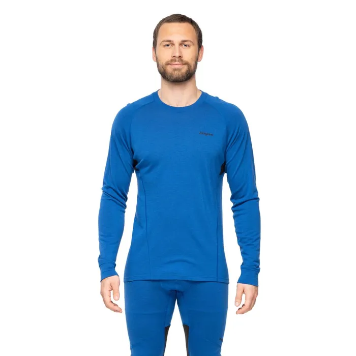 Bergans Of Norway Wool Longsleeved Shirts InnerPure Merino Long Sleeve Dusty Space Blue Black 8211 Men Bergans Of Norway Wool Longsleeved Shirts InnerPure Merino Long Sleeve Dusty Space Blue Black 8211 Men