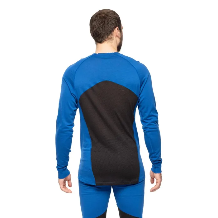 Bergans Of Norway Wool Longsleeved Shirts InnerPure Merino Long Sleeve Dusty Space Blue Black 8211 Men