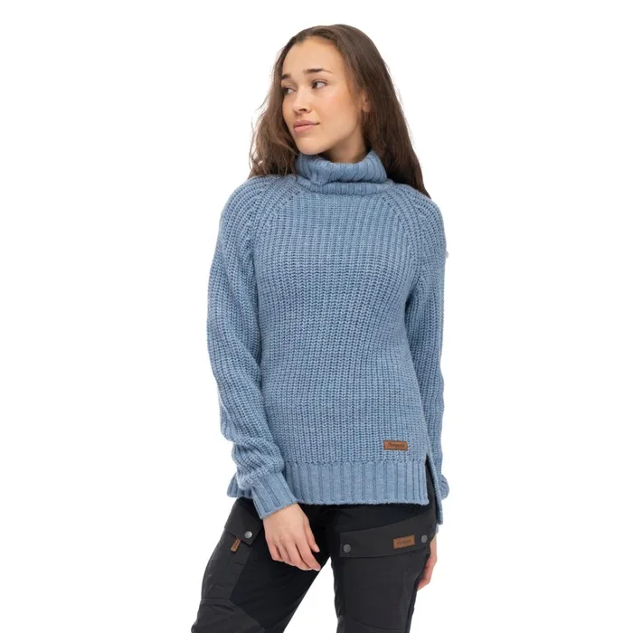 Bergans Of Norway Wool Nordmarka Merino High Neck Jumper Husky Blue 8211 Women Bergans Of Norway Wool Nordmarka Merino High Neck Jumper Husky Blue 8211 Women