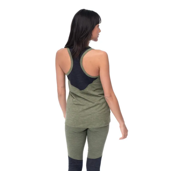 Bergans Of Norway Wool TShirts And Tops InnerLight W Singlet Olive Green 8211 Women