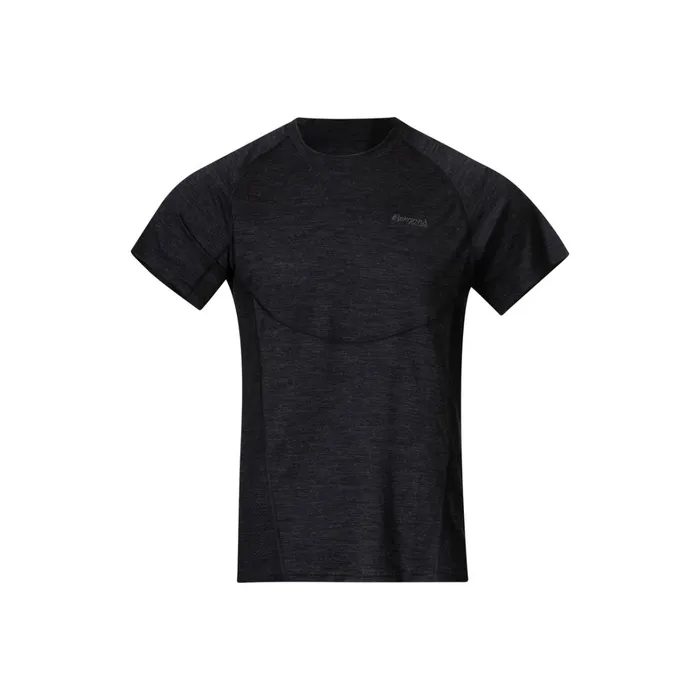 Bergans Of Norway Wool TShirts InnerLight Tee Solid Charcoal 8211 Men