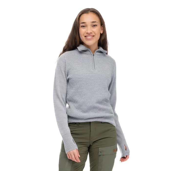 Bergans Of Norway Wool Ulriken Light Merino Jumper Magnesium Grey 8211 Women