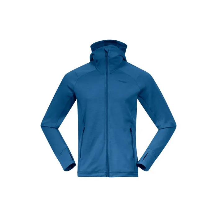 Bergans Of Norway Wool Ulstein Wool Hood Jacket North Sea Blue 8211 Men