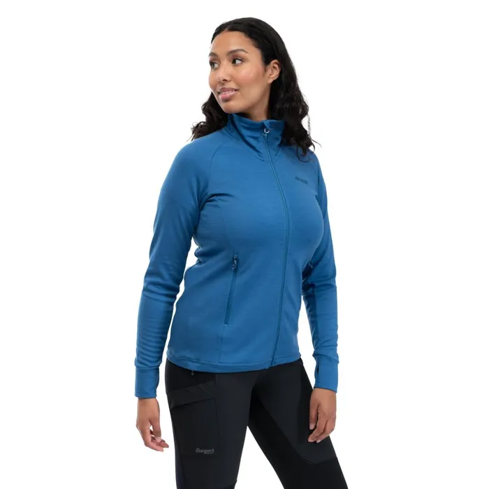 Bergans Of Norway Wool Ulstein Wool W Jacket North Sea Blue 8211 Women