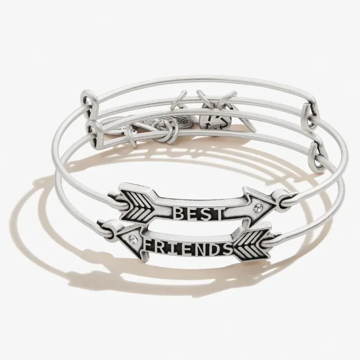 Best Friends Arrow Charm Bangles Set Of 2 Rafaelian Silver Women Alex And Ani Jewelry Sets Best Friends Arrow Charm Bangles Set Of 2 Rafaelian Silver Women Alex And Ani Jewelry Sets
