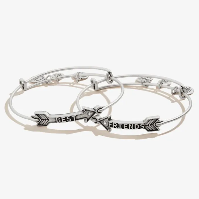 Best Friends Arrow Charm Bangles Set Of 2 Rafaelian Silver Women Alex And Ani Jewelry Sets Best Friends Arrow Charm Bangles Set Of 2 Rafaelian Silver Women Alex And Ani Jewelry Sets