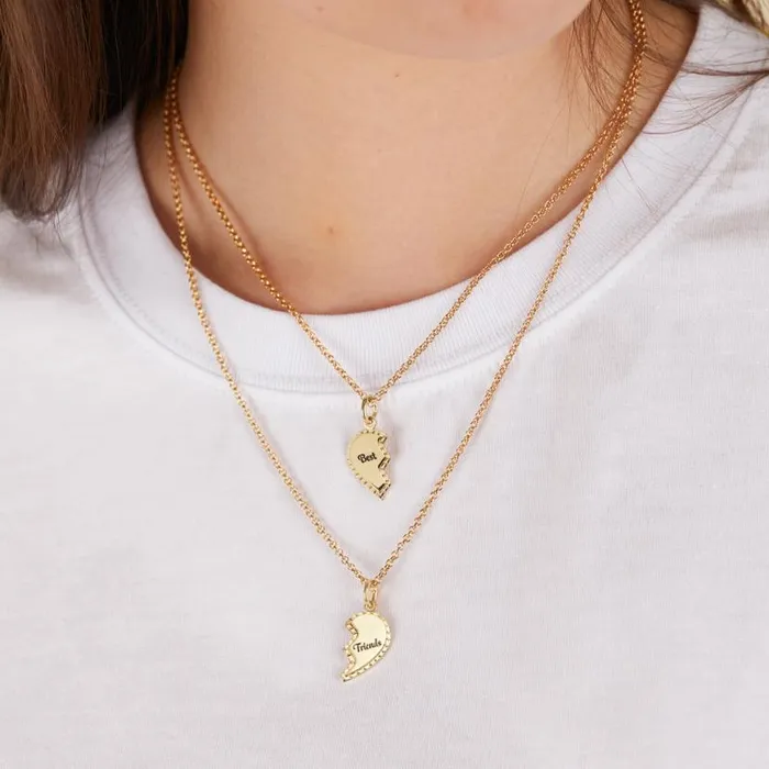 Best Friends Charm Necklace Set Of 2 Silver Women Alex And Ani Thank You Best Friends Charm Necklace Set Of 2 Silver Women Alex And Ani Thank You