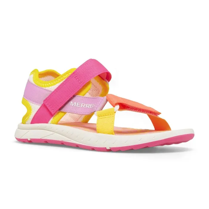 Big Kahuna Web Sandal 20 Pink Multi Kids Merrell Sandals