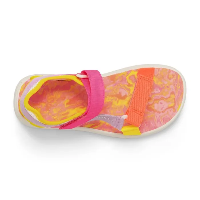 Big Kahuna Web Sandal 20 Pink Multi Kids Merrell Sandals