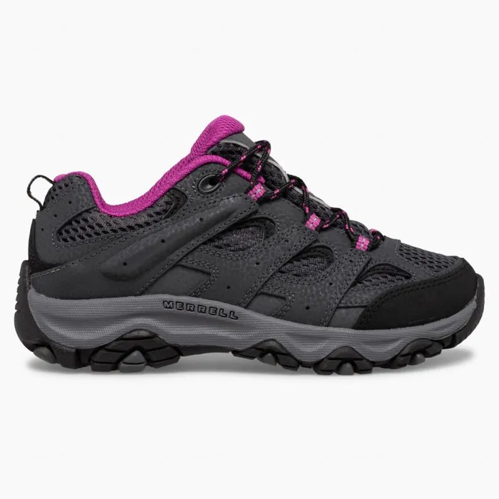 Big Moab 3 Low Lace Shoe Graniteberry Kids Merrell Boots