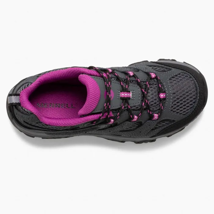 Big Moab 3 Low Lace Shoe Graniteberry Kids Merrell Boots