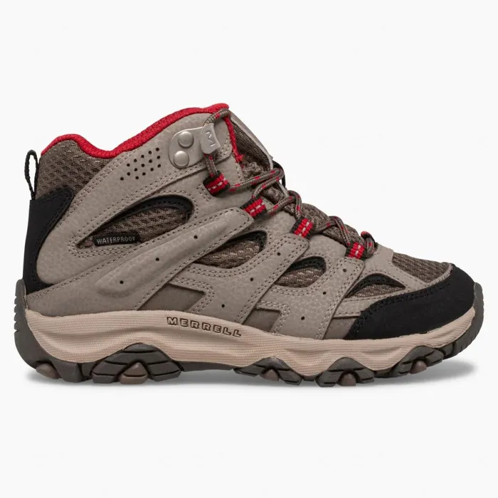 Big Moab 3 Mid Waterproof Boot Boulderred Kids Merrell Boots
