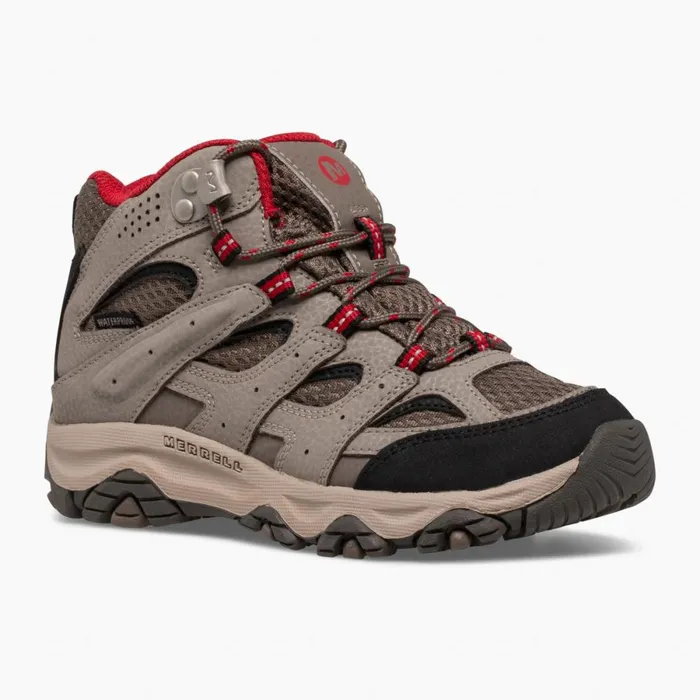 Big Moab 3 Mid Waterproof Boot Boulderred Kids Merrell Boots