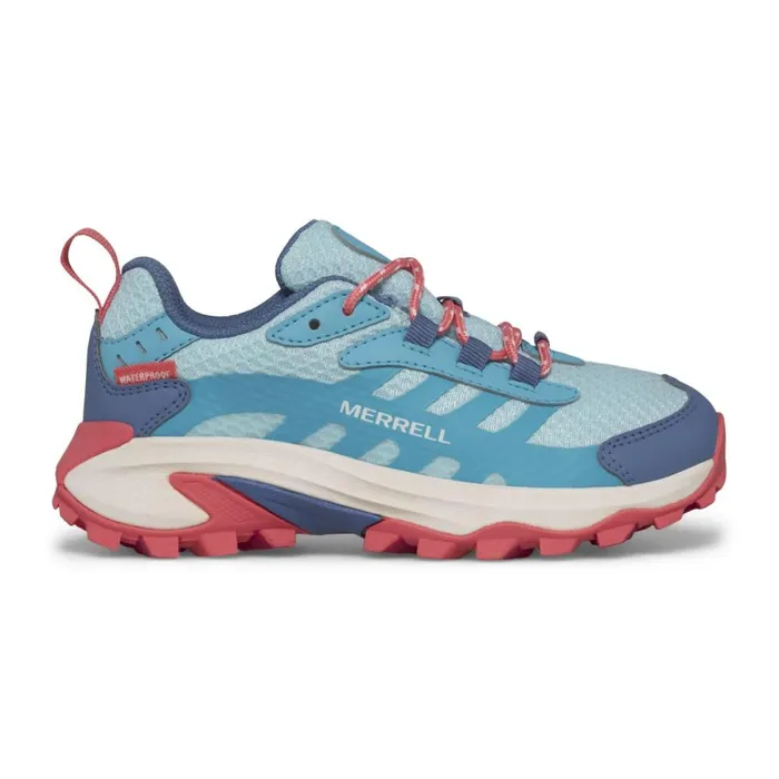 Big Moab Speed 2 Low Waterproof Turquoisecoral Kids Merrell Sneakers