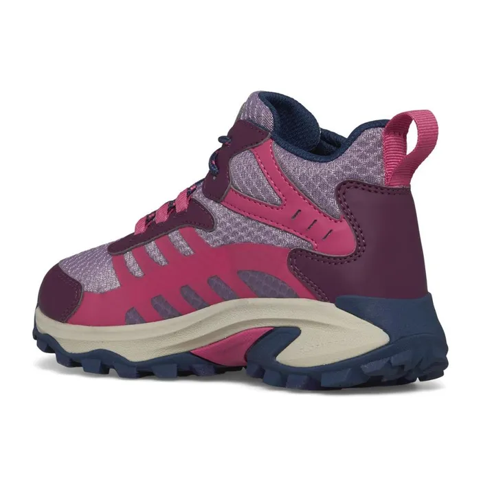 Big Moab Speed 2 Mid Waterproof Berry Kids Merrell Boots