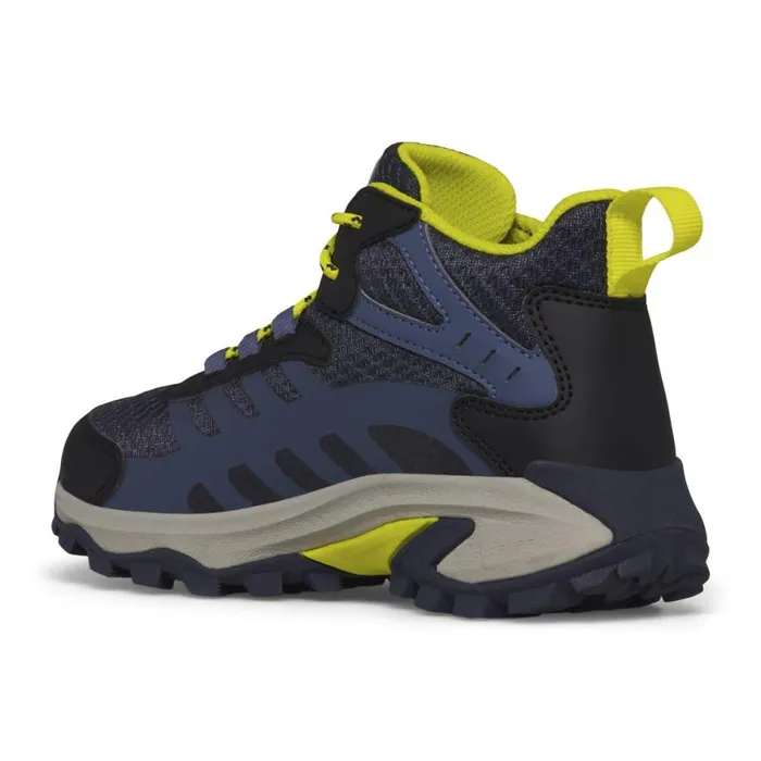 Big Moab Speed 2 Mid Waterproof Navyhi Viz Kids Merrell Boots
