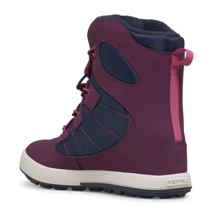 Big Snow Bank 40 Waterproof Boot Navyberry Kids Merrell Winter Boots