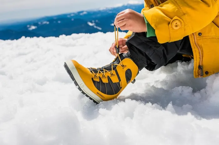 Big Snow Bank 40 Waterproof Boot Wheatblack Kids Merrell Winter Boots