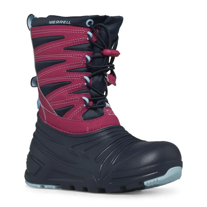 Big Snow Quest Lite 30 Waterproof Navyfucshia Kids Merrell Winter Boots