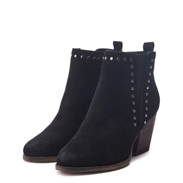 Black Boots Women Moda In Pelle Ohad Black Suede