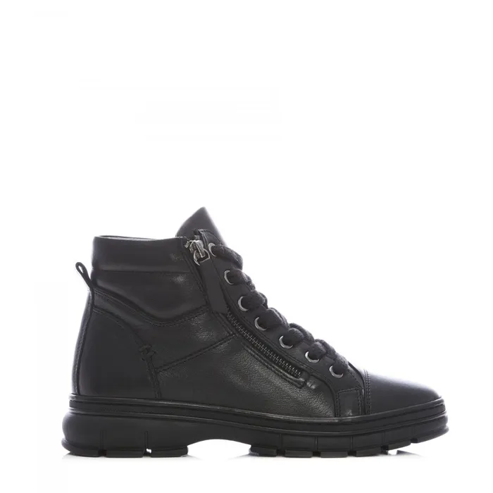 Black Boots Women Moda In Pelle Shoon Sh Ivora Black Leather
