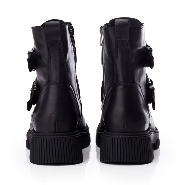 Black Boots Women Moda In Pelle Shoon Sh Soller Black Leather