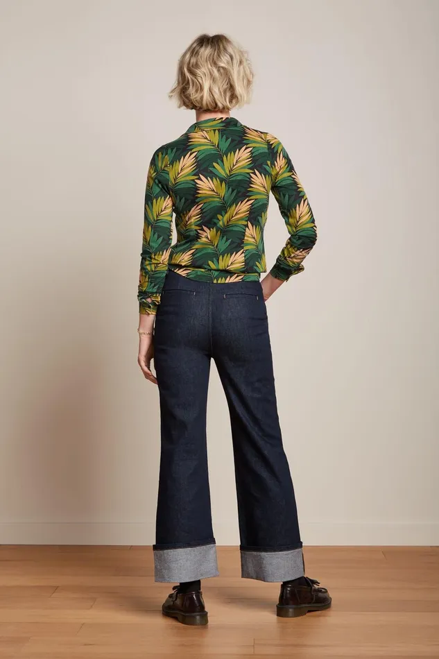 Blouses Women King Louie Blouse Ornette Pine Green 8211 Ornette