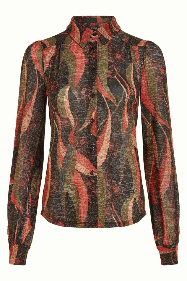 Blouses Women King Louie Carina Blouse Bailey Black 8211 Bailey