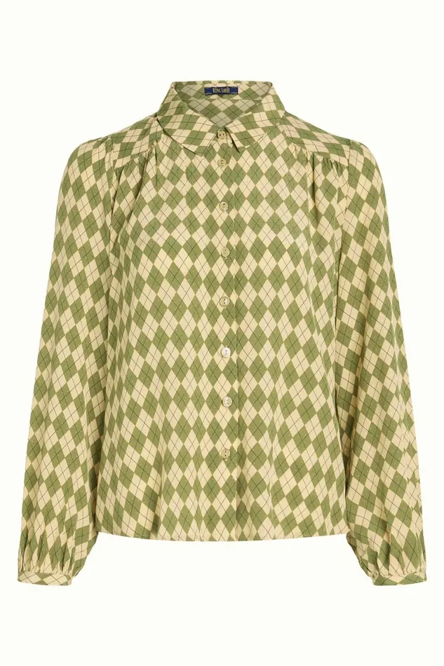 Blouses Women King Louie Carina Blouse Farrow Guacemole 8211 Farrow