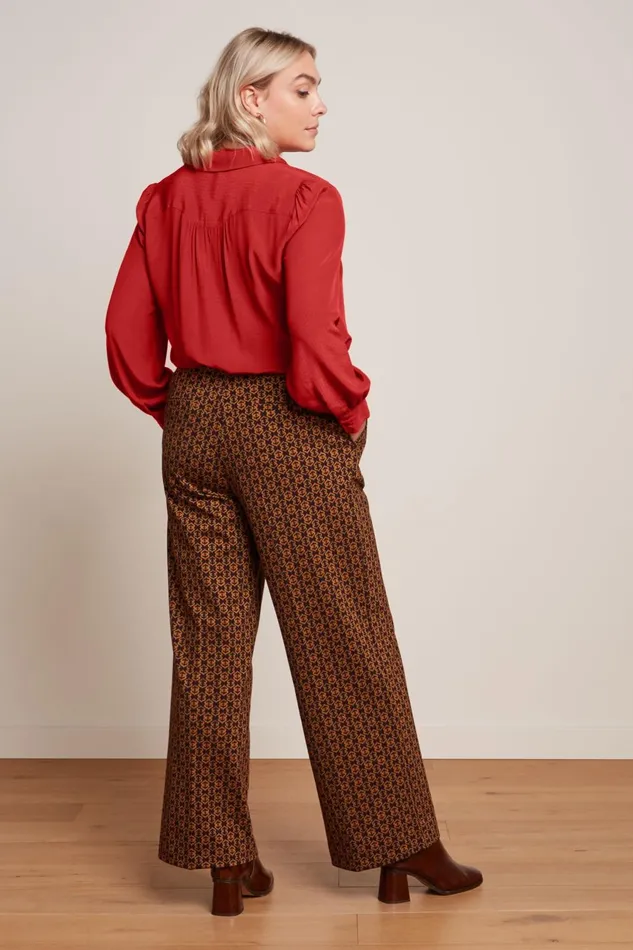 Blouses Women King Louie Carina Blouse Sista Terra Red 8211 Sista