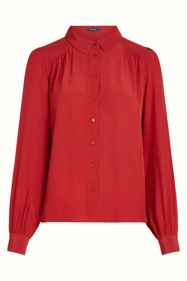 Blouses Women King Louie Carina Blouse Sista Terra Red 8211 Sista