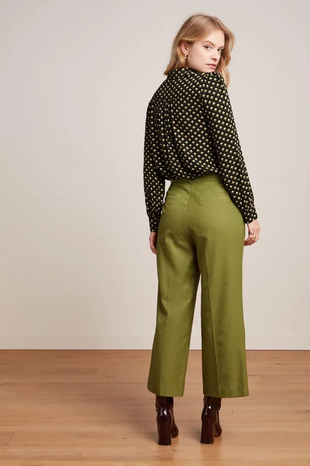 Blouses Women King Louie Maisie Blouse Mayfield Sycamore Green 8211 Mayfield