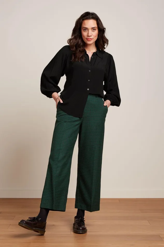 Blouses Women King Louie Marisa Blouse Allegra Black 8211 Allegra